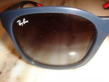 RAY BAN RB4197-F 6006 /8G Sunglasses 56 20 gradient grey