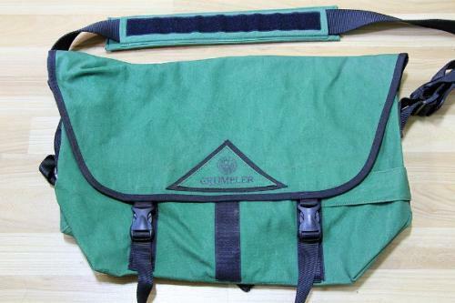 FOR SALE: CRUMPLER BAG – THE SEEDY THREE GREEN HERITAGE