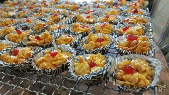 Honey cornflakes, brownies, cheesecakes and other sweet treats