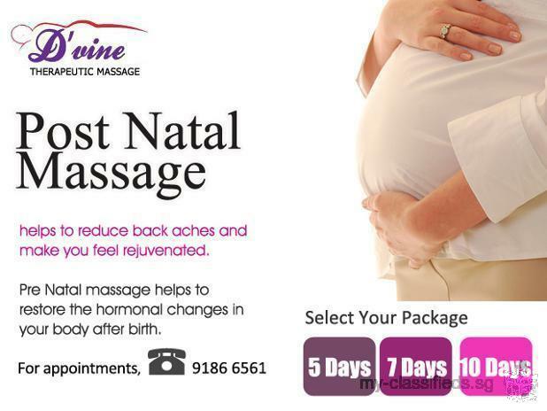 Post Natal Massage Packages