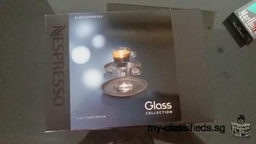 WTS BNIB Nespresso Espresso Glass Set
